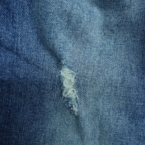 Articles of Society Straight Leg Jeans Women's Size 28 Blue Cotton Distressed - Picture 7 of 14